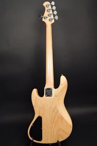 BACCHUS / STD ASH5/ NA OIL Beige Electric bass w/ Soft case Right hand