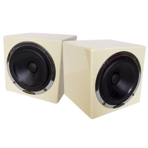 Avantone Active MixCube Powered Full-Range Mini Reference Monitors - Creme, Pair