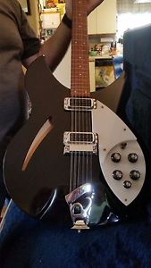 Rickenbacker 360 12 string guitar. 2003. Jet-Glo with case. Mint. Rarely played