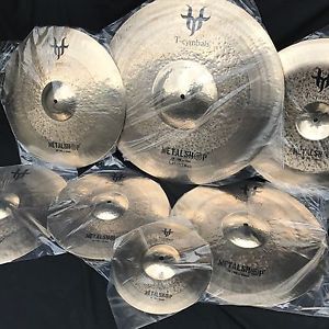 Hand Made Brand New tcymbals Metalshop Cymbal Pack With Free Cymbal Bag