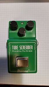 Vintage Ibanez TS808 Tube Screamer with rare TL4558p chip