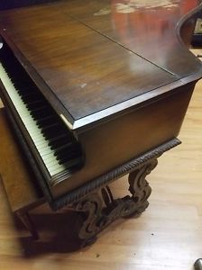 Vintage Pre 1925 Sohmer & Co Spanish Renaissance Cupid Model Grand Piano