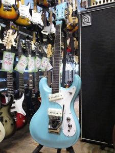 Mosrite MARK-1 RANGER RG-1965 DELUXE Blue w/soft case Free shipping Guiter #A-35