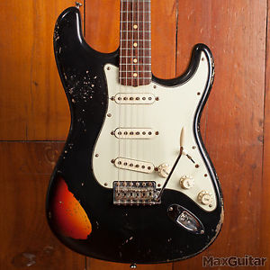 Gosia Strat – Stonecaster, black over sunburst