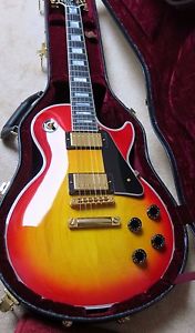 Gibson Les Paul Custom Cherry Sunburst Bought new December 2016 Stunning Guitar!