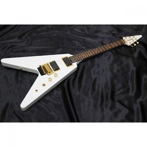 FERNANDES BSV-155 White w/soft case Electric guitar From JAPAN Free shipping#H92