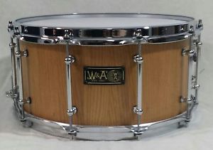 Walberg and Auge Snare Drum - 7x14 Japanese Oak Stave Shell