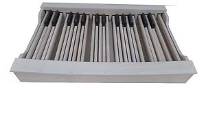 Midipedal 30 Tasten paralell flach für Hauptwerk  / Sakralorgel in"milky Design"