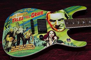 New ESP LTD Bela Lugosi Graphic Electric Guitar Authorized Dealer OHSC