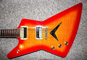 Dean Z Flamed and Burst Left Handed