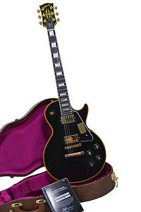 Gibson 1974 Les Paul Custom Reissue RETOURE - Ebony - VOS