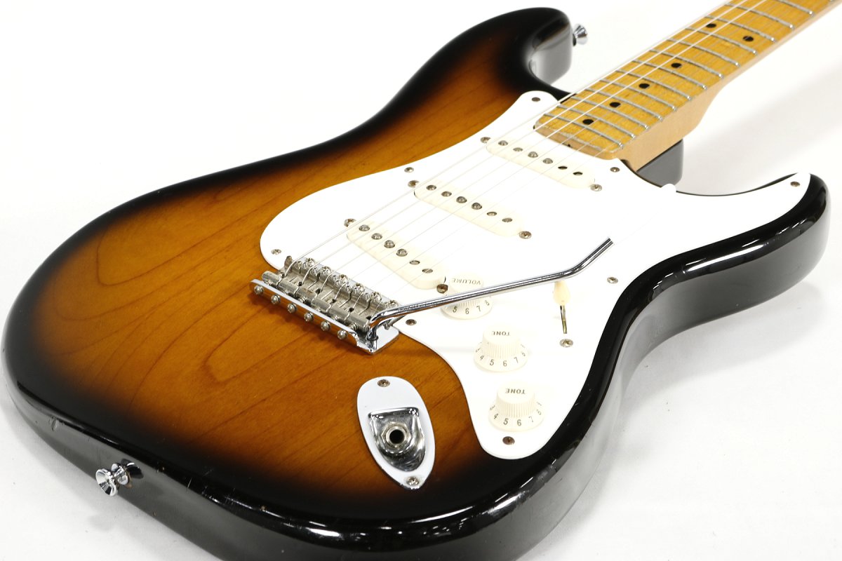 Used Fender USA / American Vintage 57 Stratocaster Thin Lacquer 2-Color Sunburst