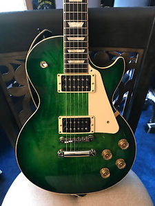 Gibson Les Paul Classic T 2017 Green Ocean Burst/ with case & Upgraded Pickups