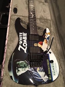 Esp Ltd Kirk Hammett White Zombie EMG Guitar