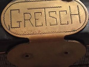 Vintage Gretsch 400 Gold Harp Catseye Syncromatic Tailpiece Parts
