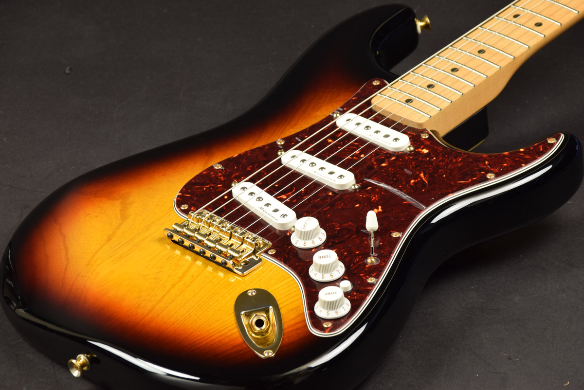 Used Fender Mexico / Deluxe Players Stratocaster 3-Color Sunburst from JAPAN EMS