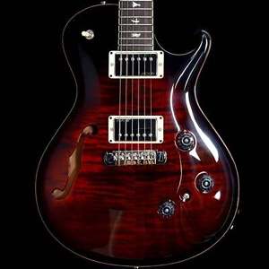PRS P245 Semi-Hollow Electric Guitar In Fire Red Burst #235364