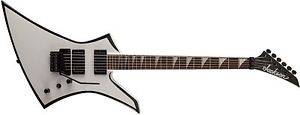 Jackson KEXMG Kelly� Rosewood Fingerboard White with Black Bevels