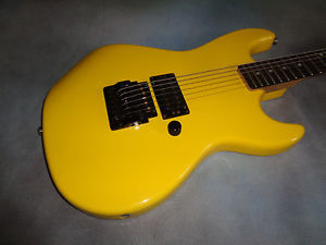 1987 G&L Rampage  USA Made  Yellow  J. Cantrell Chains  NO RESERVE AUCTION !!!