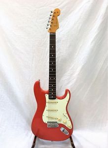 Fender Japan Exclusive Classic 60s Stratocaster Fiesta Red guitar FROM JAPAN/512