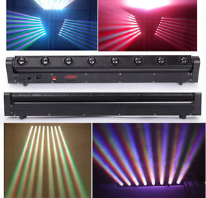 10W*8PCS 4IN1 RGBW Cree LED Moving Head Beam Bar Light Beam Light DMX stage Ligh