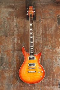 Baker by Ed Roman Orange Sunburst Quilted Maple Top Guitar No Reserve