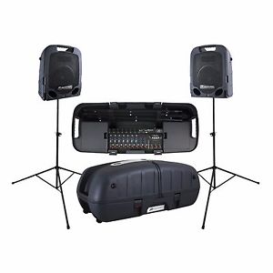 PEAVEY ESCORT 6000 Complete 600w Bluetooth Wireless 9Ch Multi-FX Portable PA