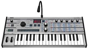 Korg microKorg PT Platinum Color Vocoder Synthesizer NEW FREE EMS SHIPPING