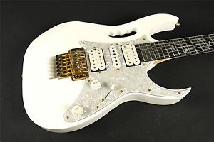 Ibanez JEM7V Steve Vai Signature Guitar - Tree of Life - White - USED