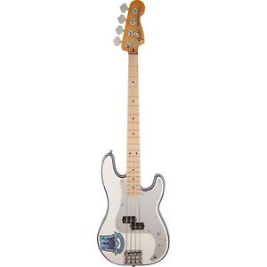 Fender Steve Harris Signature Precision Bass Guitar Olympic White w/gig bag