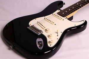 Used FENDER / American Standard Stratocaster Upgrade Black / Rosewood / fender
