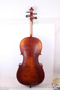 Cello Old Flame Maple Spruce Nice Painting Powerful Sound Master Work 4/4  #GL-4