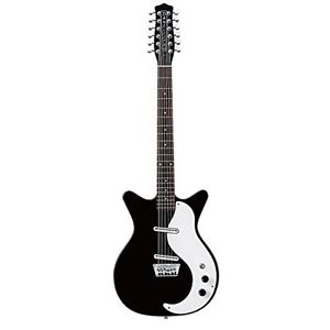 Danelectro electric guitar 12 strings 59 model 12 String black