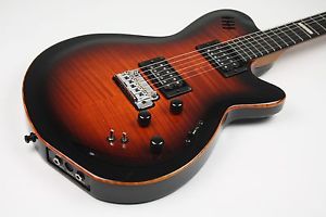 Godin LGXT Cognac Burst AA Electric Acoustic Synth w/Gigbag , Free Shipping