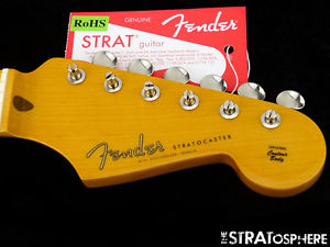 USA Fender ERIC JOHNSON Stratocaster Strat NECK + TUNERS 12" Radius Maple Nitro