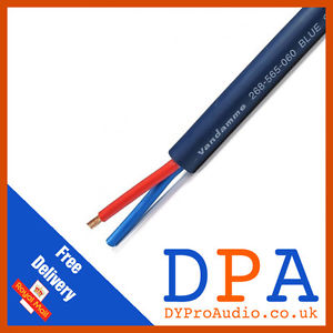 Van Damme Blue Studio Grade Speaker Cable 2 x 6.00mm 2 core 100m Reel