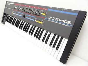 Roland JUNO-106 Vintage Analog Synthesizer CLASSIC needs service JU-106 60 as is