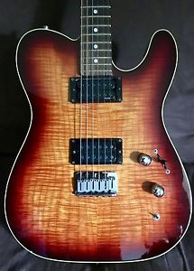 Fender Telecaster Shop Custom c1990-1992 Antique Maple Sunburst Set Neck