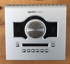 Universal Audio Apollo Twin Audio Interface + Thunderbolt Cable + Power Supply