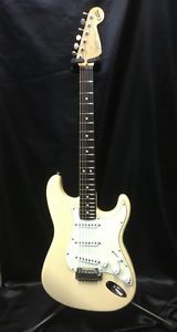 Fender USA 40th Anniversary ST White w/soft case F/S Guiter Bass From JAPAN #K86