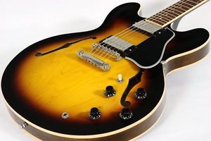 Used Gibson Memphis / ES-335 Dot Vintage Sunburst from JAPAN EMS