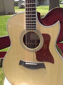 Taylor 458e 12 string acoustic/electric guitar Rosewood w/ Florentine cutaway!!!
