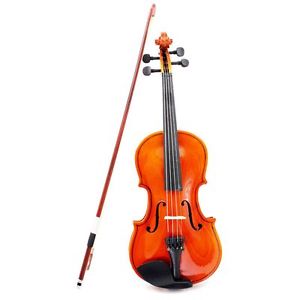 10x(1/4 Size Violin Fiddle Basswood Steel String Arbor Bow for 6-8 Beginner T8Q4