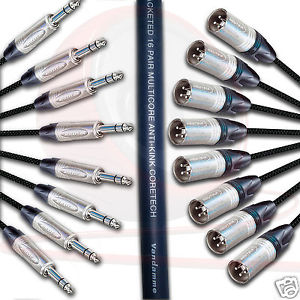 Van Damme & Neutrik-bühne Schlange. 2 4 8 12 16 Weg Kabelbaum Kabel TRS