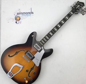 HAGSTROM SUPER VIKING ELECTRIC GUITAR - TOBACCO SUNBURST