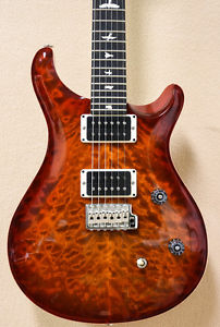 PRS CE24 Quilted Maple with Ebony Fretboard in Dark Cherry Sunburst #5