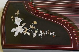 Scarlet Bird Zhuq Guzheng, Chinese Zither Harp, 朱雀古箏/古筝580