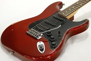 Used Fender Mexico / Road Worn Player Stratocaster HSS Candy Apple Red Fender Me