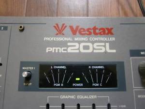 VESTAX PMC-20SL PMC20SL DJ Mixer Mixing Controller Used Excellect++ Japan