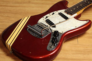Used Fender / 1973 year made Mustang Competition Red fender from JAPAN EMS